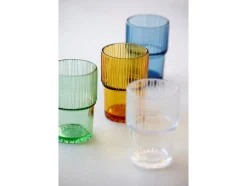 Bitz Kusintha 4-pak Cafeglas, Grøn, 38 cl* Glas
