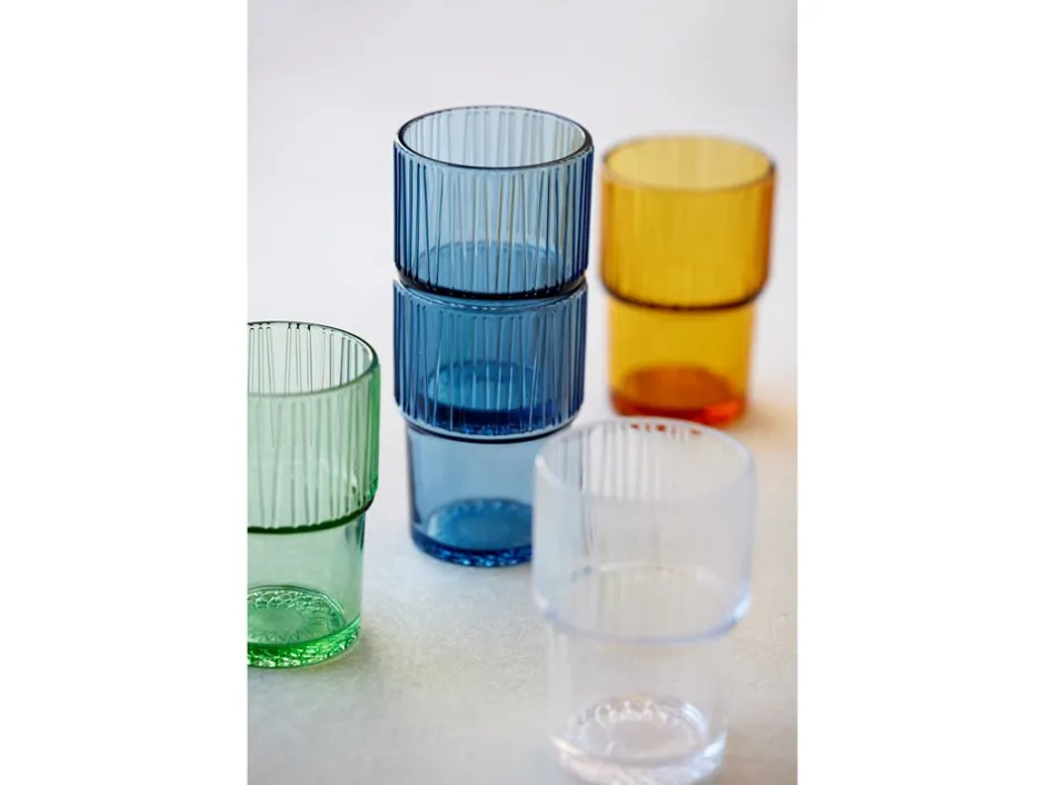 Bitz Kusintha 4-pak Cafeglas, Grøn, 38 cl* Glas
