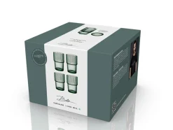 Bitz Kusintha 4-pak Cafeglas, Grøn, 38 cl* Glas