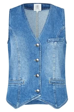 Clearance Second Female Kylie Vest, , XS Denim Blue