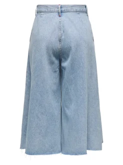 Online ONLY La Brea Lange Denimshorts, , S Light Blue Denim