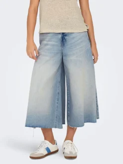 Online ONLY La Brea Lange Denimshorts, , S Light Blue Denim