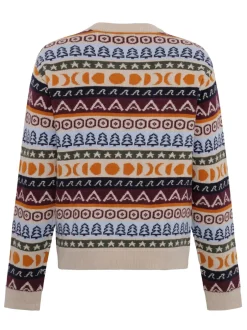 Knowledge Cotton Apparel Lambswool Crew Neck Striktrøje, , L* Strik