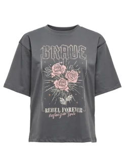 ONLY Lana Print T-shirt, , L*Dame T-Shirts & Toppe