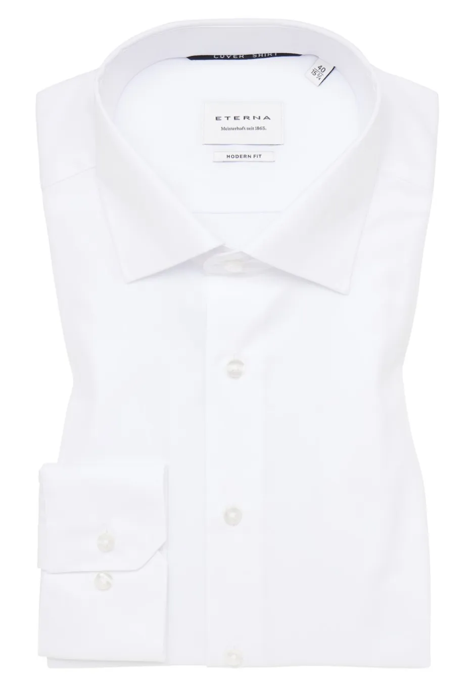 Eterna Langærmet Modern Fit Skjorte, , 43* Skjorter