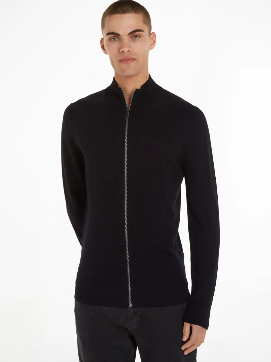 Best Calvin Klein Langærmet Pullover, , XL Sort