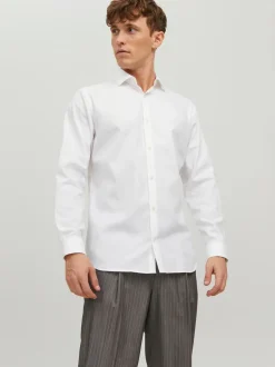 Online Jack&Jones Langærmet Skjorte, , XL White