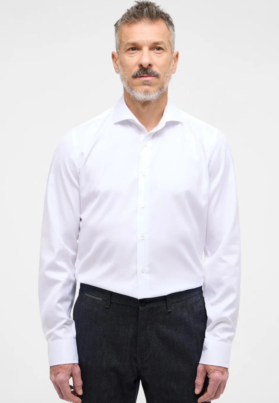 Eterna Langærmet Slim Fit Skjorte, , 41* Skjorter