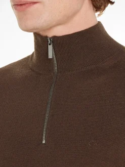 Sale Calvin Klein Langærmet Striktrøje, , XXL Java