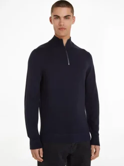 Discount Calvin Klein Langærmet Striktrøje, , XXL Night Sky