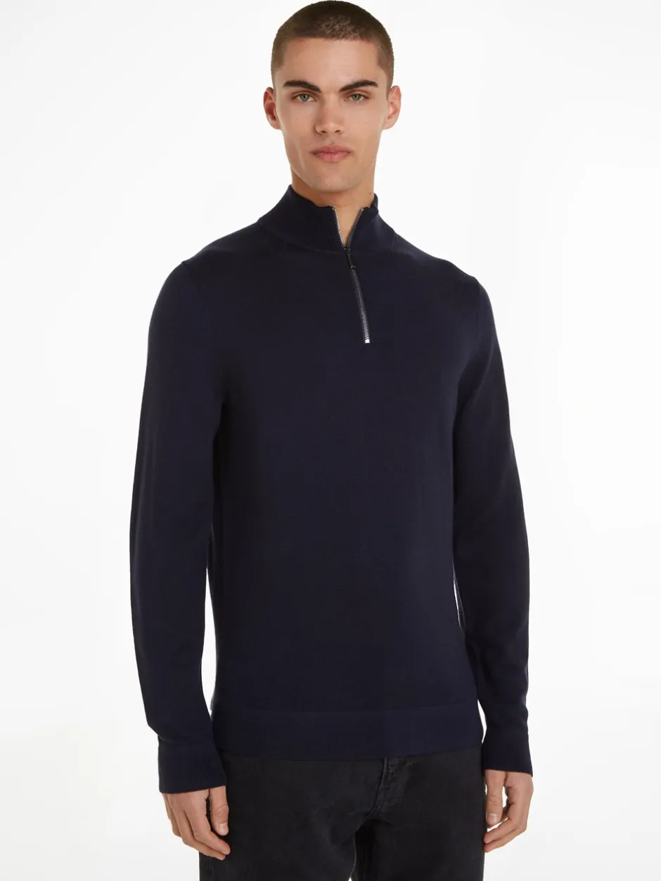 Discount Calvin Klein Langærmet Striktrøje, , XXL Night Sky