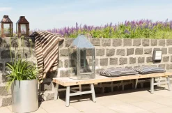 A2 Living Lanterne, Galvaniseret, 32x70x32 cm* Lanterner & Lyskæder