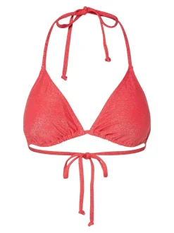 Pieces Laomi Lurex Bikinitop, , S Lollipop