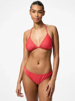 Pieces Laomi Lurex Bikinitrusser, , XL*Dame Badetøj