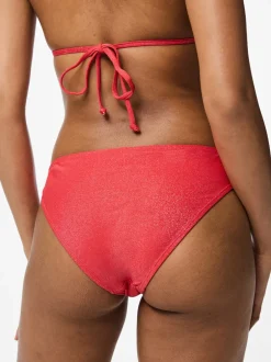 Pieces Laomi Lurex Bikinitrusser, , XL*Dame Badetøj