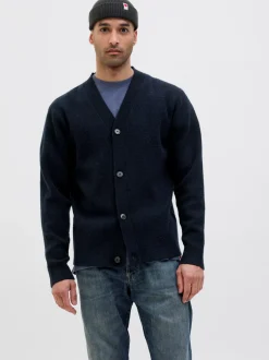 Outlet R.D.D. Royal Denim Division Larry Knit Cardigan, , XL Salute