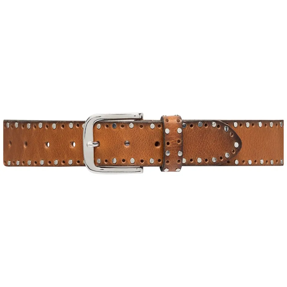Best Depeche Læderbælte, , 95 cm Cognac