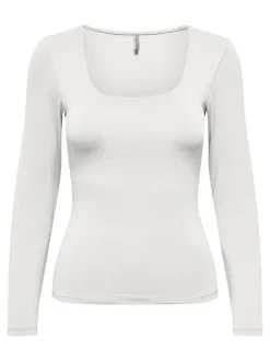 ONLY Lea Langærmet T-shirt, , XS*Dame T-Shirts & Toppe