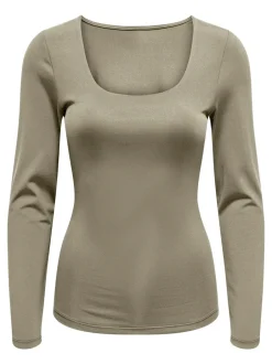 ONLY Lea Langærmet T-shirt, , M*Dame T-Shirts & Toppe
