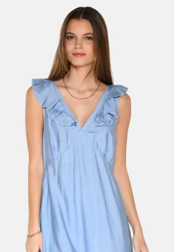 Hot Moves Leanna Maxi Kjole, , 42 Blue Bell