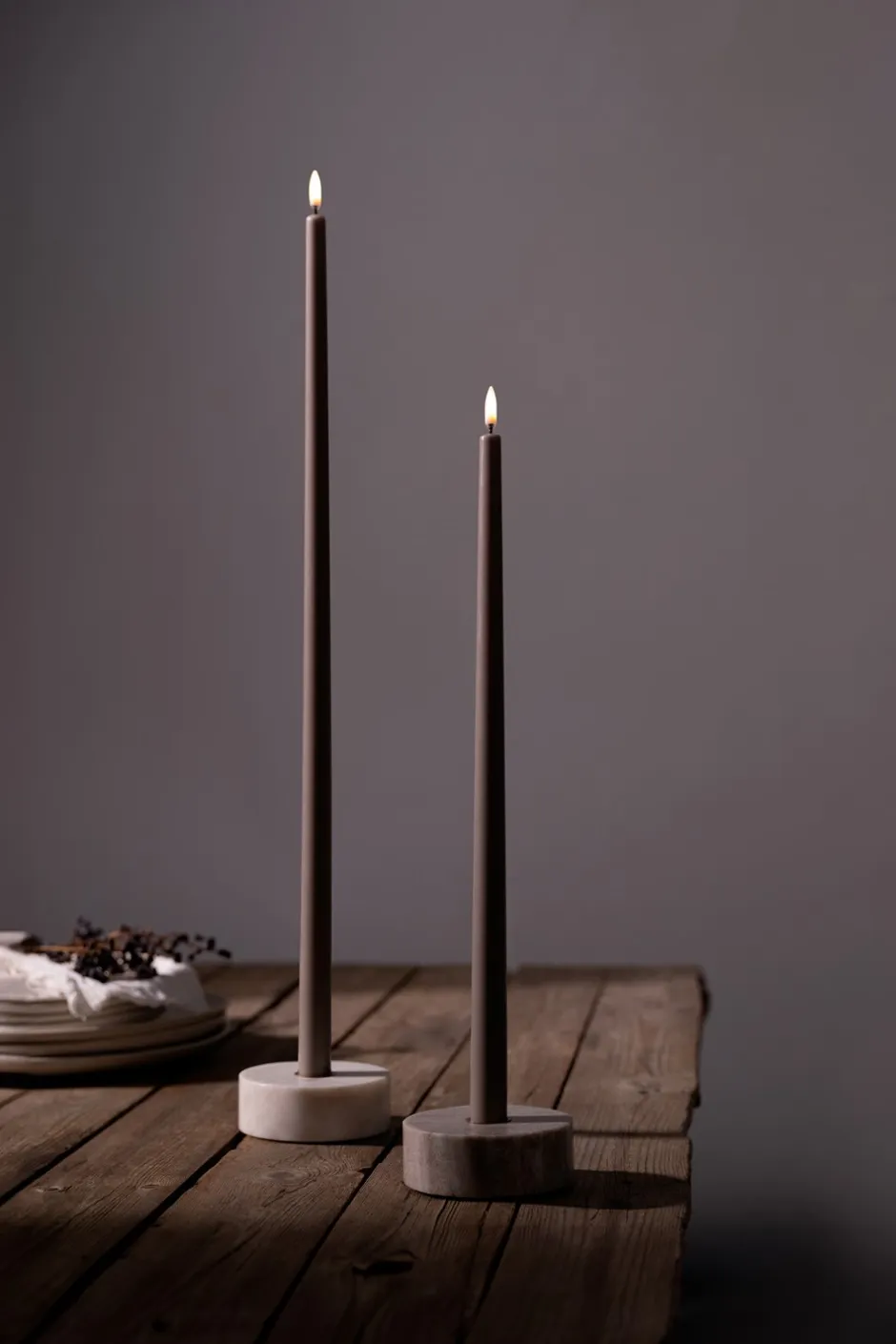 Uyuni LED Tall Taper Lys,* Led Lys