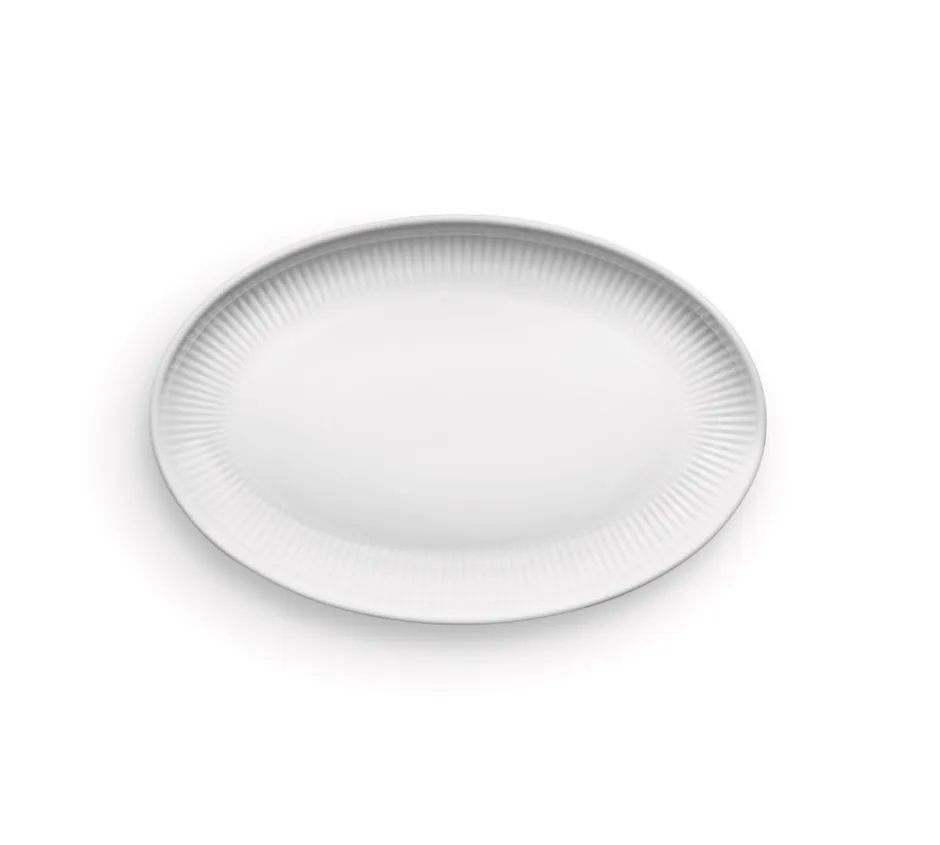 Eva Trio Legio Nova Oval Coupe Tallerken, , 24,5 cm* Køkken|Tallerkener