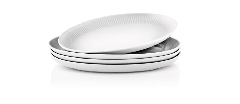 Eva Trio Legio Nova Oval Coupe Tallerken, , 24,5 cm* Køkken|Tallerkener