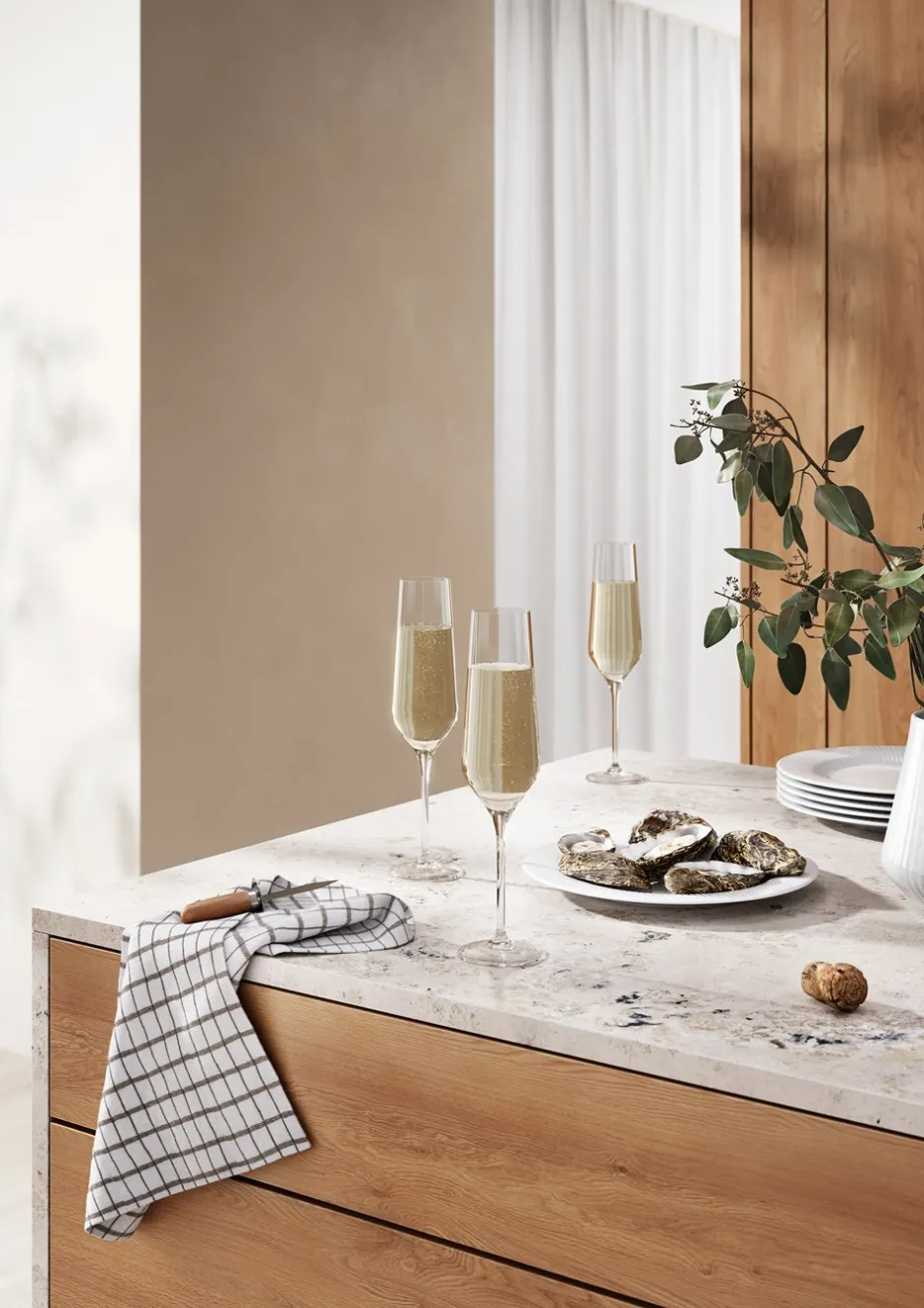Best Eva Trio Legio Nova 6-pak Champagneglas, , 26 cl Klar