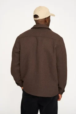 New Resteröds Leo Overshirt, , XL Brown