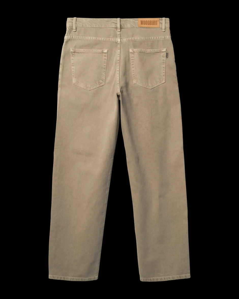 Clearance Woodbird Leroy Base Jeans, , W34/L34 Sand