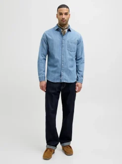 R.D.D. Royal Denim Division Lesner Denim Skjorte, , XXL* Skjorter