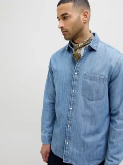 R.D.D. Royal Denim Division Lesner Denim Skjorte, , XXL* Skjorter