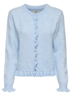 Outlet JDY Letty On Frill Cardigan, , M Cashmere Blue