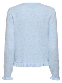 Outlet JDY Letty On Frill Cardigan, , M Cashmere Blue