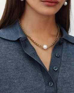 Sale Edblad Lexie Halskæde, , 42-45 cm Gold Plated