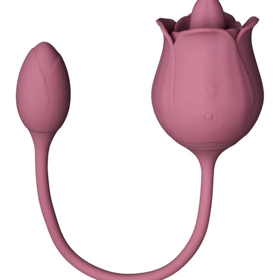 Amaysin Licking Rose og Vibrerende Æg* Sexlegetøj