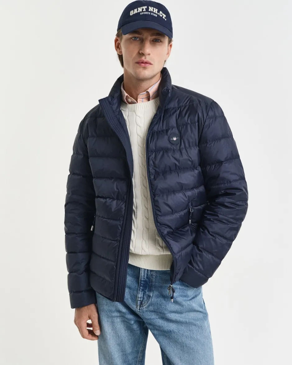 Best GANT Light Down Jakke, , L Evening Blue