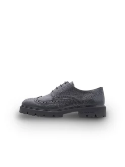 Sale S.T. Valentin Lightweight Brogue Derby Sko, , 41 Black Grained