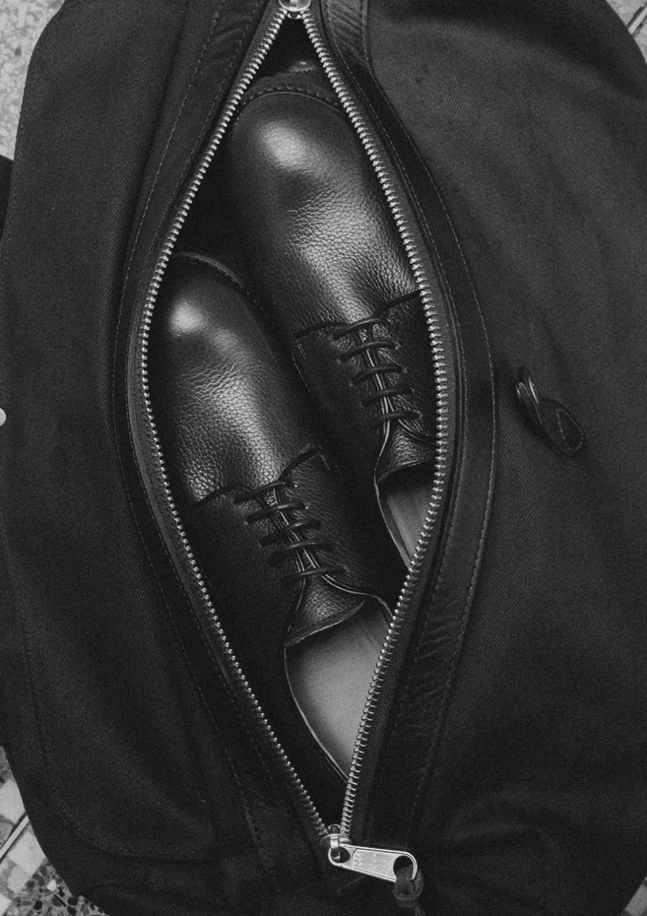 Clearance S.T. Valentin Lightweight Derby Sko, , 44 Black Grained