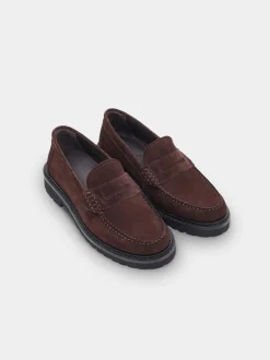 Outlet S.T. Valentin Lightweight Loafers, , 40 Brown Suede