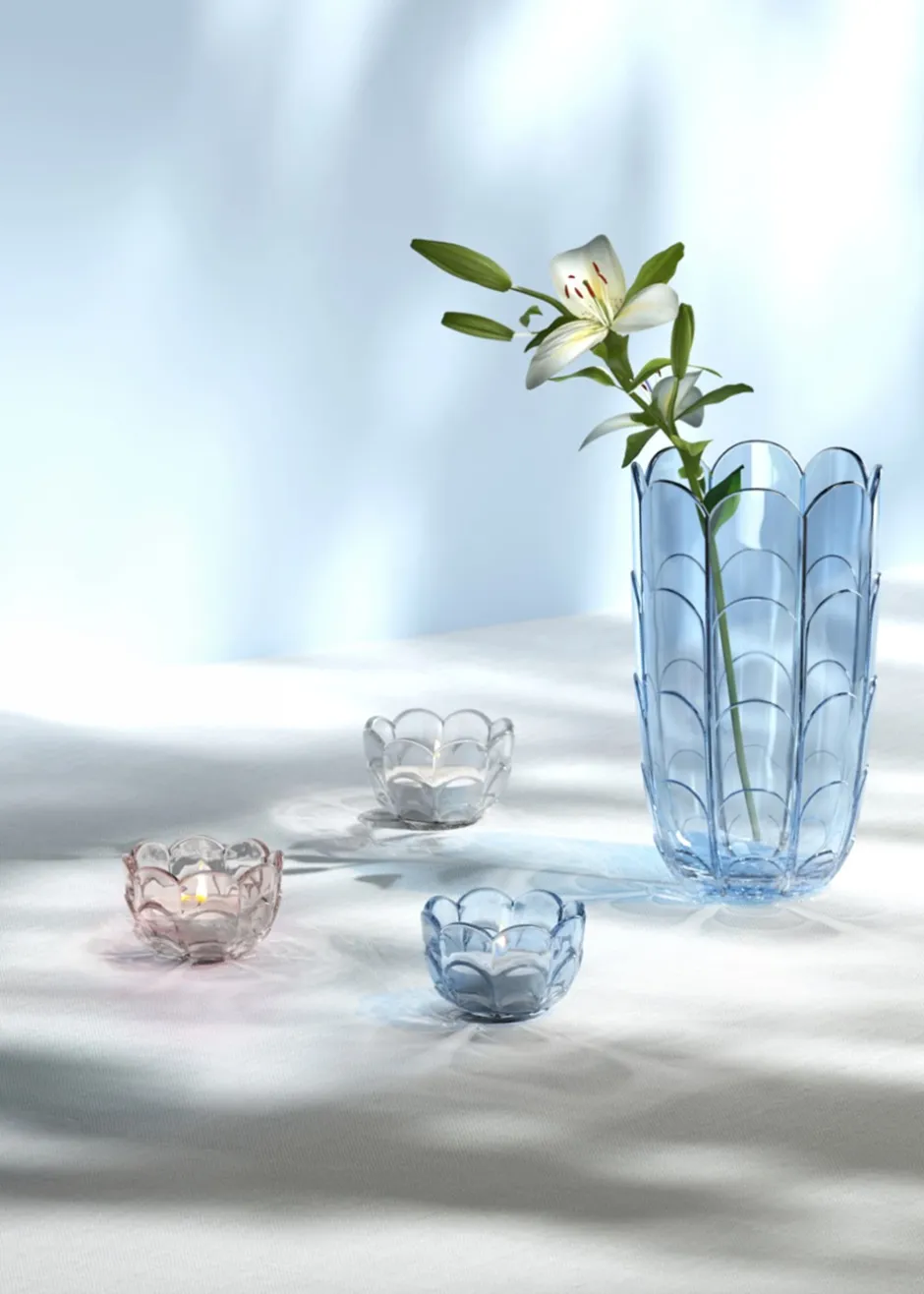 Sale Holmegaard Lily Vase, Blue Iris