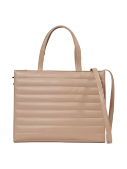 Clearance Calvin Klein Line Quilt Medium Tote Taske, Chanterelle