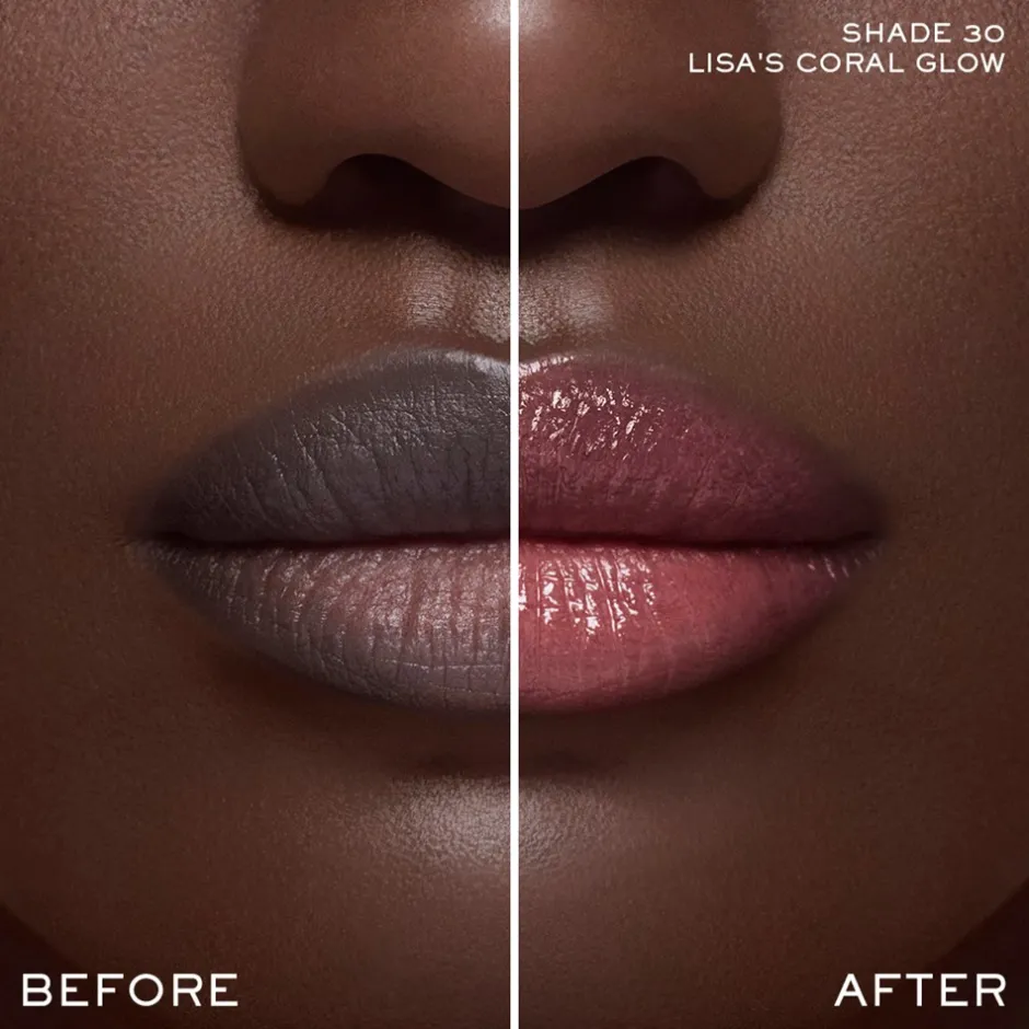 Best Lancôme Lip Idôle Squalane-12 Butterglow Glowy Color Balm, 30 Lisa's Coral Glow 30 Lisa's Coral Glow