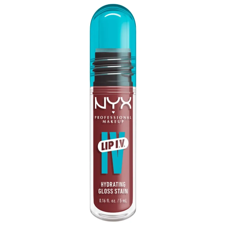 NYX Professional Makeup Lip I.V. Hydrating Gloss Stain Lipgloss,* Læber