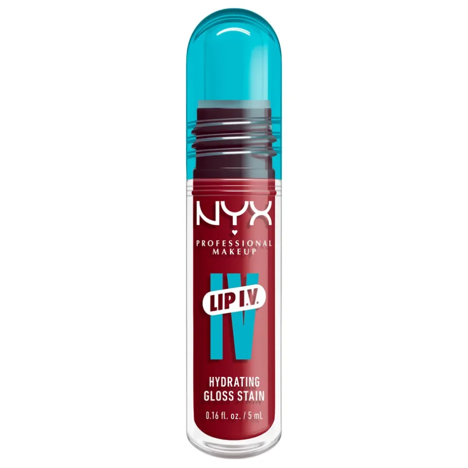 NYX Professional Makeup Lip I.V. Hydrating Gloss Stain Lipgloss,* Læber
