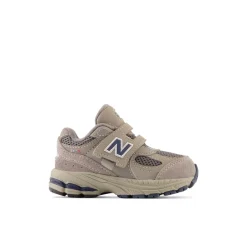 Best New Balance Litte Kids' 2002 Hook & Loop Sneakers, , 23.5 Grey/Metallic Silver/Natur