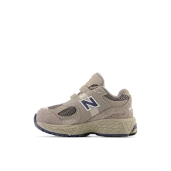 Best New Balance Litte Kids' 2002 Hook & Loop Sneakers, , 23.5 Grey/Metallic Silver/Natur