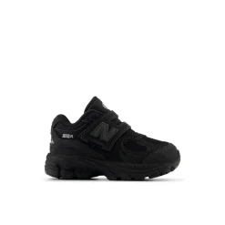 Discount New Balance Litte Kids' 2002 Hook & Loop Sneakers, , 27.5 Black/Black Metallic