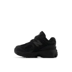 Discount New Balance Litte Kids' 2002 Hook & Loop Sneakers, , 27.5 Black/Black Metallic
