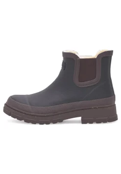 Discount Woden Liv Warm Gummistøvler, , 41 Black/Chocolate
